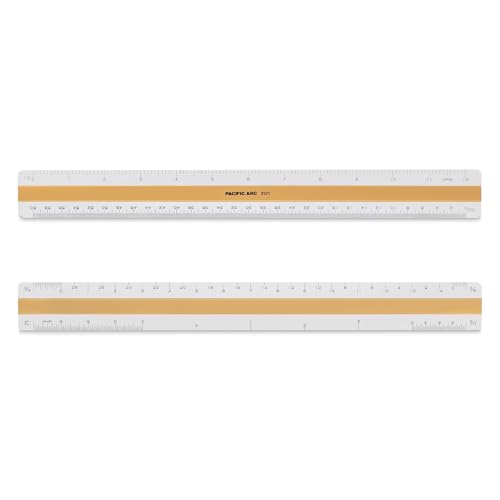 Pacific Arc Scale: Flat, 4-Bevel - Engineer 12"