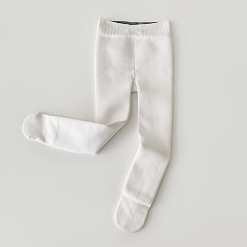 Warm Leggings for Girl Toddler Kids Baby Girls Cotton Lined Warm Full Leggings Knitted Pantihose Stretchy Basic Full4