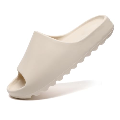 Image of Shoquis Cloud Slides Sandals for Women Men, Pillow Slippers,Open Toe Garden Shoes,sandals women,Drying Soft Lightweight Shower Shoes for Indoor and Outdoor