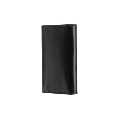 Visconti Enzo Collection Dino Leather Key Case/Wallet ENZ76, Black Shadow3