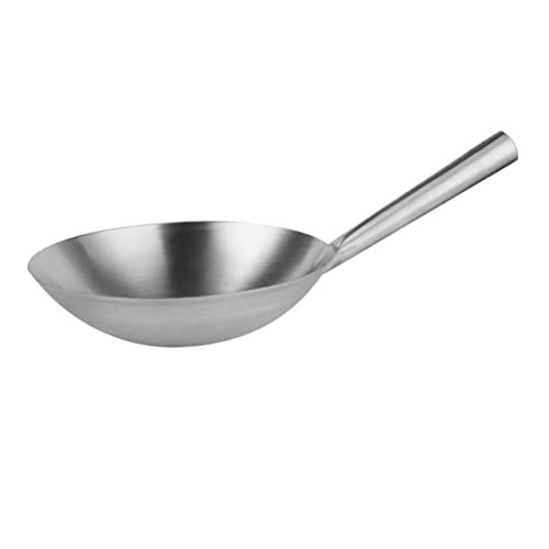 Wok de Acero Inoxidable de 30 cm para Cocina