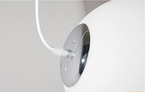 Luz colgante de vidrio redonda E27 para iluminar tiendas de ropa 3