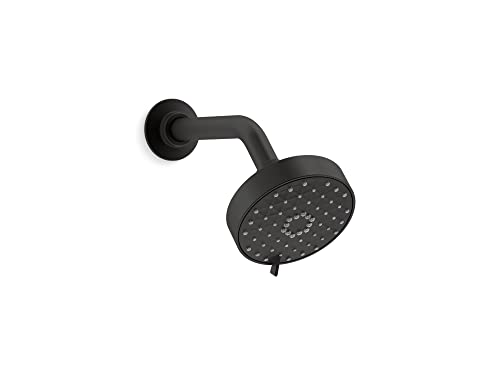 KOHLER 72419-BL Awaken 2.0 gpm Multifunction Showerhead, Matte Black