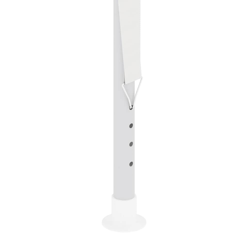 vidaXL Gazebo Professionale con Pareti Tenda per Feste Tendone Copertura Telo di Protezione Padiglione per Eventi 2x2 m Bianco 90 g/m²