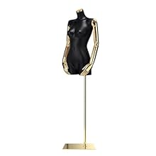 FEMALE MANNEQUIN DRESSING FORM: Featuring a fiberglass material body, this versatile mannequin excels in retail displays and photo studios. Ideal for store windows, boutique presentations, and functional bedroom storage, catering to photographers, de...
