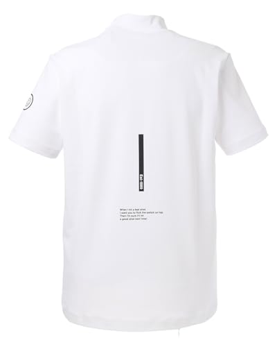 パーリーゲイツ] メンズ 半袖 ハイネックシャツ (ペア擬似