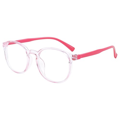 Ucfalfo Kids Blue Light Blocking Glasses Anti Glare Blue Light Glasses for Gaming, Computer, Anti Headache/Eyes Strain Anti UV EyeGlasses Lightweight Kids Eyeglasses with Blue Light Filter