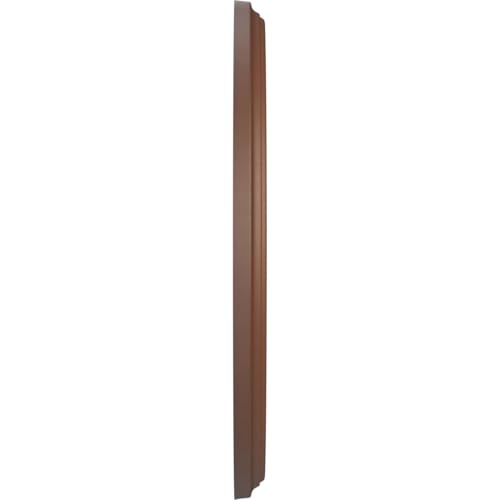 Image of Ekena Millwork CMP13BEDRU Berkshire Thermoformed PVC Ceiling Medallion (Fits Canopies up to 5 3 /4 inch), 13 inchOD x 3 1 /2 inchID x 3 /4 inchP, Universal Aged Metallic Rust