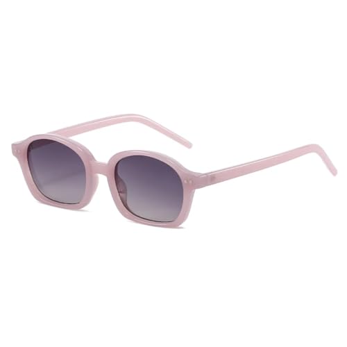 Lunettes de soleil ovales protection UV400 pour masquer la fatigue avec style punk gelée
