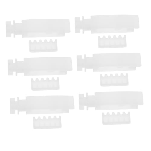 RORPOIR 12set Vertical Blind Repair Kit Includes Stems and Gears White Replacement Parts for Fit for Vertical Blind Systems