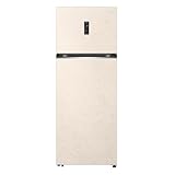 LG GTBV44SEBKD - Frigorífico de doble puerta de 70 cm, clase E, 461L, conectividad Wi-Fi con App Thinq, puertas planas, tecnología Door & Linear Cooling, pantalla externa, compresor Smart Inverter