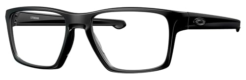 Oakley Litebeam Radiation Protective Lead Glasses - Plastic Rectangle Frame, Medium/Large