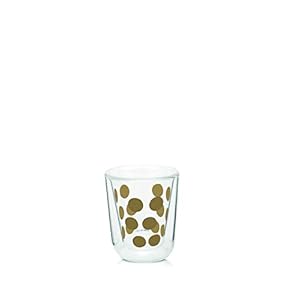Zak!Designs Glas Espresso, Glas, Goud, 75ml