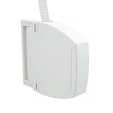 TELKES - Recogedor Plegable con Cinta 20mm Enrollador Abatible Universal color Blanco para Persiana...