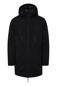 11 Project PRPine Parka d'hiver pour homme avec col montant, Noir (194007)., L
