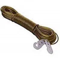 HB MSALA PVC Coated Steel Anti-Rust Wire Rope Washing Clothesline 20 Meter (Multi Color, 1 Piece)