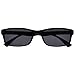 Produktbild OPULIZE PEP Lesebrille Schwarz Sonnen-Leser UV400 Designer Stil Herren Damen Lesehilfe S92-1 +1.00