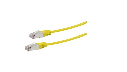 Preisvergleich Produktbild SCHWAIGER STP CAT5e Patch Netzwerkkabel RJ45 2 m gelb