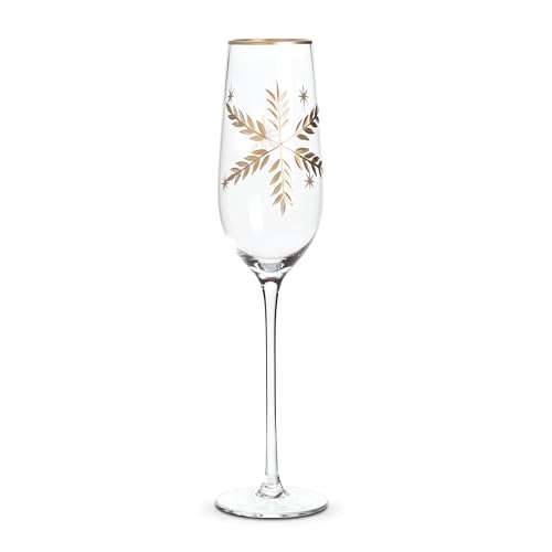 Abbott Colección Copa Flauta de Nieve Dorada