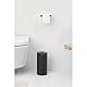 Brabantia - Mindset Toilettenrollenspender - Für 2 Ersatzrollen - Für alle Gängigen Rollengrößen - Smart Lift System - Korrosionsbeständig - Badezimmerzubehör - Infinite Grey - 30 x 15,1 x 13.7 cm