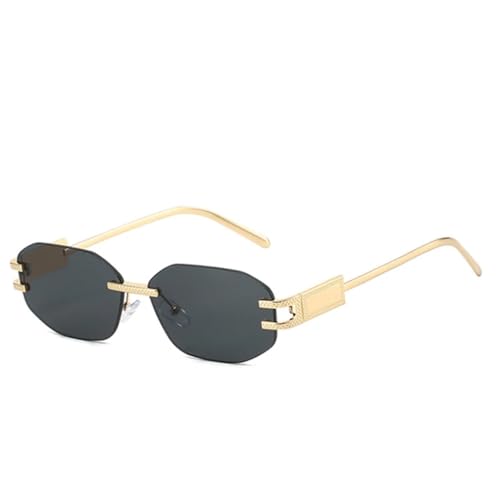 Fashion Luxury Sunglasses Women Men Vintage Rimless Trendy Shades Glasses Party Sunglasses