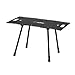 kowaku Folding Table with Height Adjustment for Outdoor Use, Ideal for Gatherings and Picnics, Black