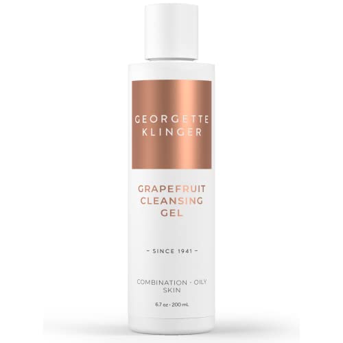 Grapefruit Facial Cleansing Gel by Georgette Klinger â€“ Foaming Cleanser helps Unclog Pores, Rids Excess Oil & Dirt keeping skin Clean, Clear and Radiant