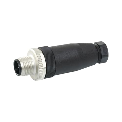 Conector M12 Macho Recto de 5 Polos para Conexiones Seguras sin Soldadura 2