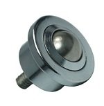 308 lbs Load Capacity Heavy Duty Machined Steel Ball Transfer Unit with M10 Threaded Bolt Bearing Transfer