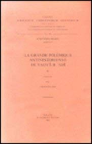 Paperback La Grande Polemique Antinestorienne de Yahya B. 'Adi, II: V. [French] Book