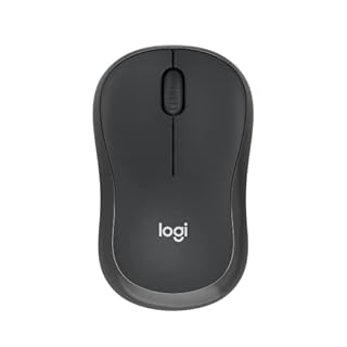 Logitech M240 Silent Bluetooth Mouse, Wireless, Compact, Portable, Smooth Tracking, 18-Month Battery, for Windows, macOS, ChromeOS, Compatible with PC, Mac, Laptop, Tablets - Graphite