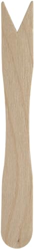 ABENA Disposable Wooden Mini Forks | Pack of 100 | 8.5cm | Perfect for Fish and Chips | Ideal for Graze Tables