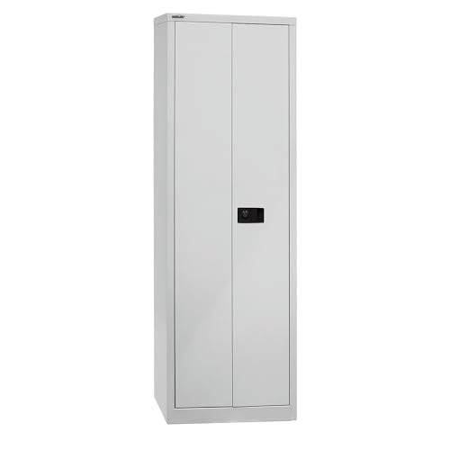 BISLEY Flügeltürenschrank Universal, 4 Fachböden, 5 OH, B 600 mm,...