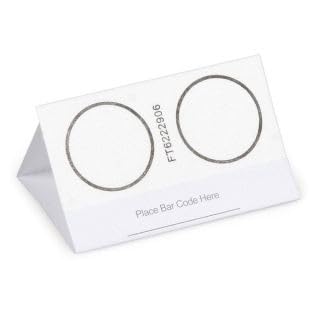 GE Healthcare WB120055 Non-Indicating FTA Mini Card, 2 Sample Areas Per Card, 250 µl Total Volume (Pack of 100)