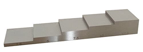 Bloque de calibración ultrasónico 5 pasos aluminio 6063 miniatura 5