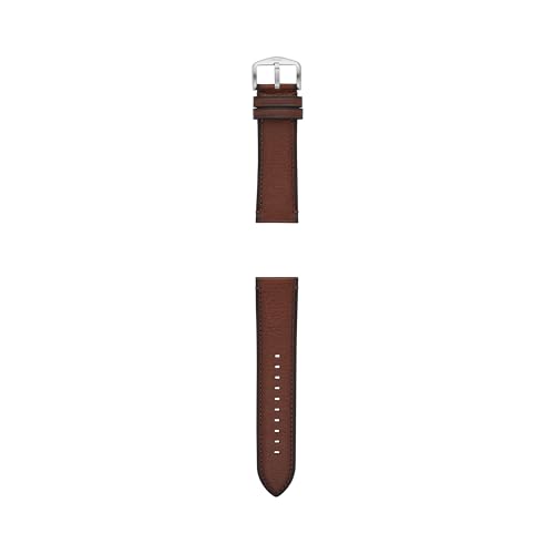 Image of Fossil Men's 22mm Dark Brown LiteHide Leather Watch Band