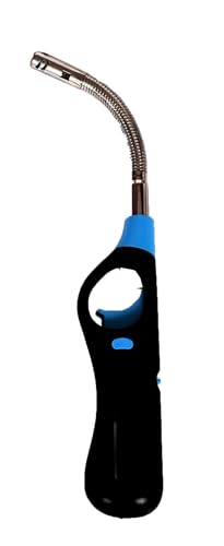 1 x Allume Feu Gaz Rechargeable, Tige Flexible, Pratique pour Cuisine et Cheminée, Écologique, Allume Feu Poêle à Bois Et Barbecue, Allume Feu Electrique...