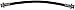Dorman H621740 Brake Hydraulic Hose Compatible with Select Nissan Models