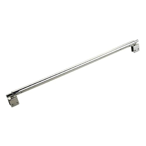 Barra de soporte for mampara ducha, barra telescópica acero inoxidable for vidrio 8-12 mm, a ras suelo para mamparas de ducha, puerta de ducha(Double head)
