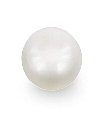 RRVGEM White Natural Certified Pearl Moti Gemstone with Lab Certificate for Men and Women (9.25 Ratti) South Sea Moti Loose Gemstone, no, gemstone, Pearl