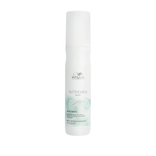 Wella Professionals NUTRICURLS Milky Waves Spray nourrissant sans rinçage pour cheveux ondulés, 150 ml