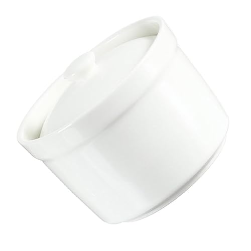 CHICAMPERA 1pezzi Ciotola in Ceramica Per Zuppa Tazza Da Dessert Con Coperchio Forniture Per Cucina Stoviglie in Ceramica Per Uso Domestico