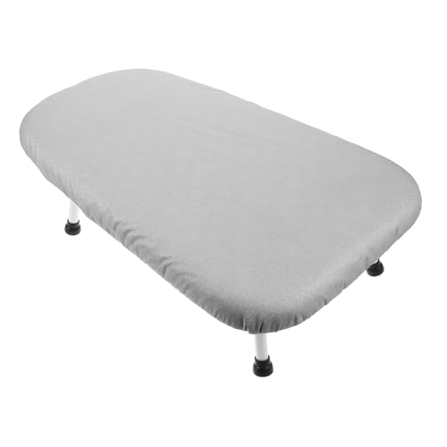 BAZEITFLOW Tabla de Planchar Plegable con Pies Antideslizantes Mesa Compacta con Almohadilla de Algodón para Hogar Dormitorio y Viaje Ahorro de Espacio y Fácil Almacenaje
