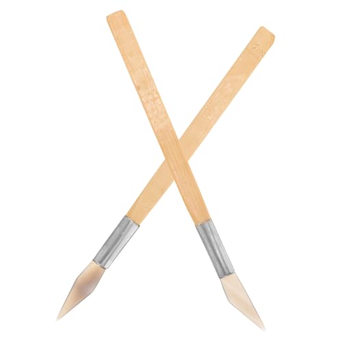 ERINGOGO Burnisher for Jewelry Polishing Jewelry Smoothing Tool Natural Tool Handle