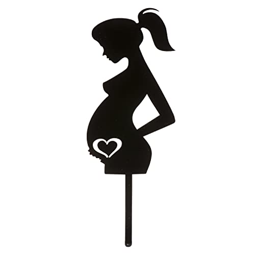 dekora - Decoración Tartas, Decoración Mujer Embarazada - 16 x 6 cm