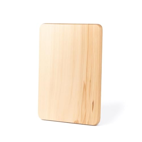 Frühstücksbrettchen Holz 23x15x1,5 cm – 10er Set Hochwertiges Schneidebrett mit natürlicher Maserung - Nachhaltiges Holzbrett aus unbehandeltem Buchenholz - Jedes Stück ein Unikat