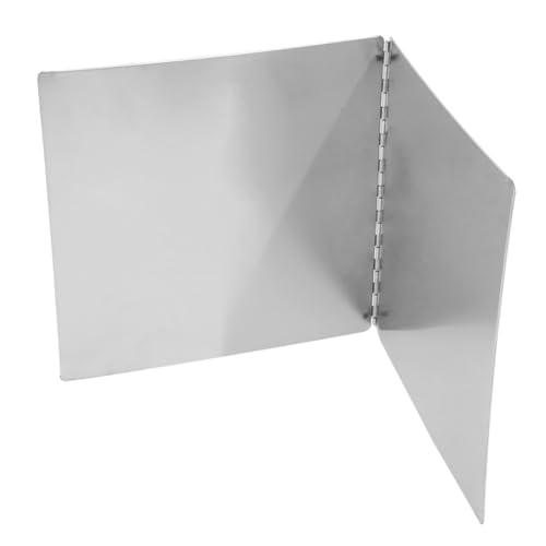 Sided Stainless Steel Splatter Guard Foldable Stove Heat Shield