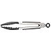 Tovolo Mini Silicone Tongs - Charcoal