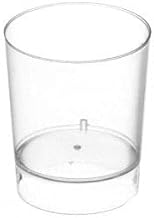 ACESA - 1000 Units Transparent Plastic Shot Glass Box | Disposable Cups | Recyclable Cups for Parties and Events | Crystal Plastic Shot Cup 2ml