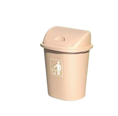 Poubelle à couvercle secouant grand format pour simplifier le tri sélectif au bureau